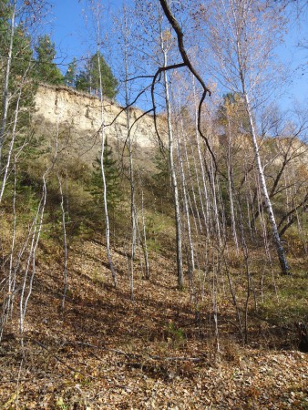 Ишимские бугры. Вид снизу 14 октября 2012